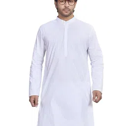 Authentics Band Collar Pure Cotton Straight Kurta-picture-24