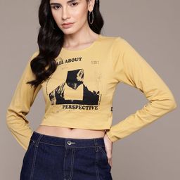 The Roadster Lifestyle Co. Printed Pure Cotton T-shirt-picture-1