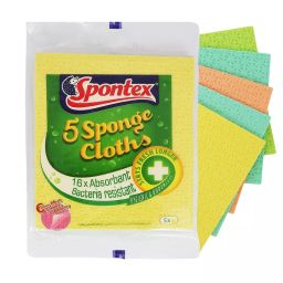 Spontex Cellulose Sponge Wipe for Kitchen, Table Tops and Furniture Cleaning (Pack of 5)-image-7