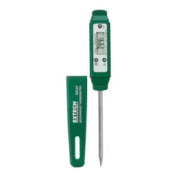 EXTECH INSTRUMENTS Thermometer, Waterproof, -40 To +200 Deg, 39240-36