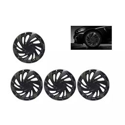 Auto Pearl Ertiga Black 304.8 mm (12 Inch) 4 Pcs Press Type Hubcap Wheel Cover Replacements for Alto 800 2020-picture-27