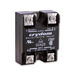 SENSATA/CRYDOM SSR, 25A, 24-280VAC, 3-32VDC, ZERO, D2425-30