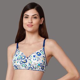 Samvar Multi Cotton Non-Wired Non Padded Minimizer Bra-picture-2