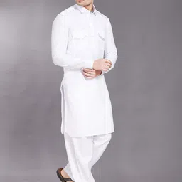 DIVISIVE Men Regular Kurta with Salwar-image-73