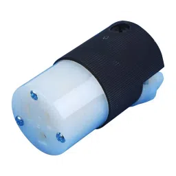 HUBBELL WIRING DEVICES POWER ENTRY CONNECTOR, RECEPTACLE, 15A 125V, NEMA 5-15R, 2P3W, HBL5269C.-picture-40