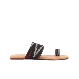 Saagah Women Colourblocked Open Toe Flats-36