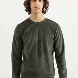 United Colors of Benetton Men Geometric Printed Round Neck Pullover Sweatshirt-picture-29