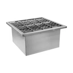 Jayna 330x330 mm Matt Finish Box Channel with 4 inch Horizontal Outlet, BC 02-picture-11
