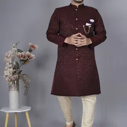 Xepon Men Regular Kurta with Pyjamas-picture-9