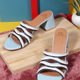 Carlton London Open Toe Block Heels image 2