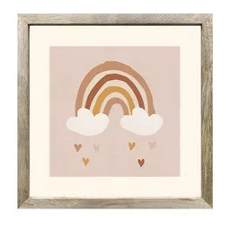 ADMIRE HOME Rainbow Cartoon Wooden Printed Wall Art-image-55