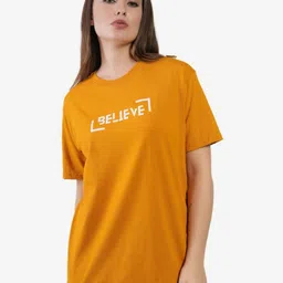 AgAtelier Women Typography Printed T-shirt-picture-16