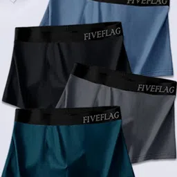 FiveFlag Pack of 4 Multicoloured Modal Trunks-image-51