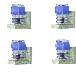 SOMIL Blue Glass Cylinder Printed Wall Lamps-image-121