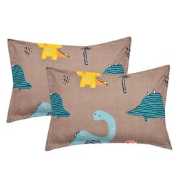 RRC Super Soft Brushed Microfiber Cotton Pillow Cover - Brown-14