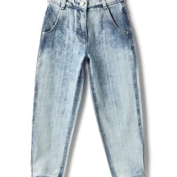 Tales & Stories Cotton Knit Washed Jeans - Light Blue-picture-29