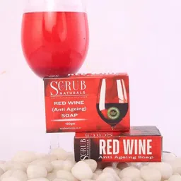 SCRUB NATURALS Red Wine Anti Aging Soap - 100 g-28