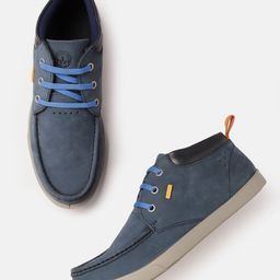 Woodland Men Round-Toe Leather Derbys-image-19
