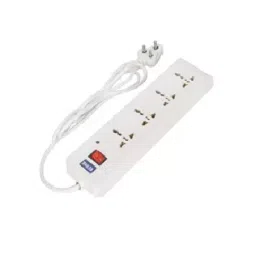 Econe White Surge Protector Cable Length of 2.2mtr, 4+1 (SMART WHITE) 6 AMP-14