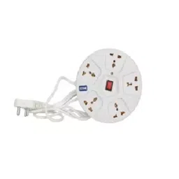 Econe Surge Protector Cable Length of 4.4mtr, 5+1(PVC ROUND) 6 AMP-33