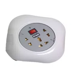 Econe White-Grey Surge Protector Cable Length of 7mtr, White-Grey 2 Pin Flex Board 6 AMP-25