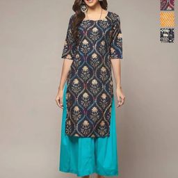 Anouk Rustic Women Pack Of 4 Ethnic Motifs Printed Crepe Kurta-57