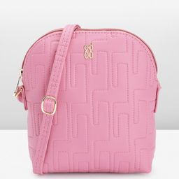 Baggit Textured Self Design PU Regular Structured Sling Bag image 1