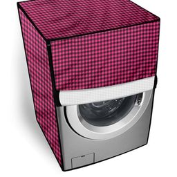 The Furnishing Tree Maroon Plastic Washing Machine Cover-picture-7