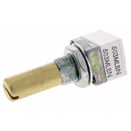Vishay Panel Mount, Through Hole Rotary Potentiometer 25 mW Power 50 kΩ Pin Terminal, P9A2R100FISX1503ML (Pack of 25 Pcs)-picture-28