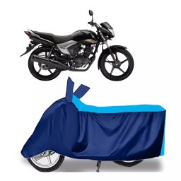 Auto Pearl Two Wheeler Cover for Yamaha Saluto RX - Cyan, Blue-image-93