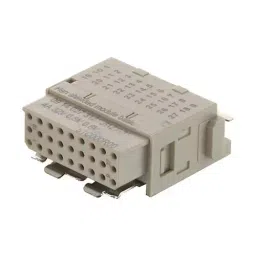 Harting Heavy Duty Connector Inserts / Modules HEAVY DUTY MODULE, RCPT, 27POS, 4A, 09140273121-46