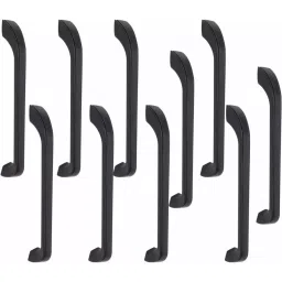 Atom Zinc Black Glossy Finish Cabinet/Drawer Handle, CH-ZN-252-BLK-12-110 (Pack of 10)-image-10