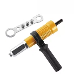 AASONS Model 2 Electric Riveter Conversion Connector Attachment for Hand Drill Machine POP Rivet Gun Adapter Riveting Tool Suitable for 2.4 to 4.8mm Blind Rivets Sizes-5