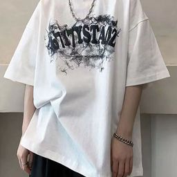 StyleCast x Revolte Men Typography Printed Round Neck Cotton Oversized T-shirt-image-72