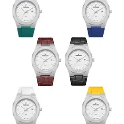 TORNADO Men Analog Watch Gift Set With Engraved Stripes-image-40
