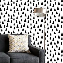ArtzFolio Printed UV-Resistant Anti-Bacterial Triangle Tree Peel & Stick Wallpaper-image-18