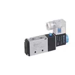 JELPC 6.35 mm (1/4 inch) 12VDC 5/2 Single Solenoid Valve 4V210-08-15