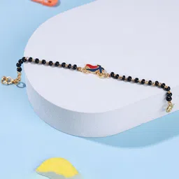 Elegante kids Unisex Kids Sterling Silver Gold-Plated Wraparound Bracelet-13