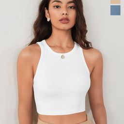 BAESD Women Pack of 3 Ribbed Crop Tank Top-picture-32
