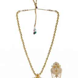 JIYANSHI FASHION Gold-Plated Alloy Jewellery Set-image-7