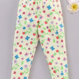 Babyhug Full Length Leggings Multiprint - Light Green-image-68