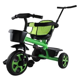 JoyRide Learn To Ride Stalwart Plug N Play Tricycle With Safety Harness Parental Handle-8