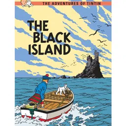 harper collins The Adventures Of Tintin The Black Island Comic Book By Herge- English-picture-27