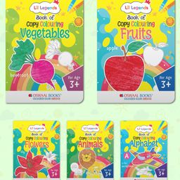 Oswaal  Lil Legends Book of Copy Colouring For Kids (Set of 5 Books)-11