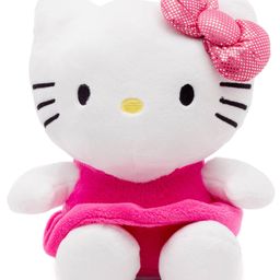 Tickles Cute Hello Kitty Soft Stuffed Plush Animal Toy for Kids (Size: 28 cm Color: White and Pink)-image-93