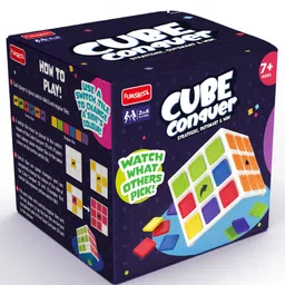 Funskool Cube Conquer Strategic & Mind Challenging Cube Game for 2-6 Players - Multicolour-image-81