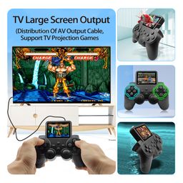 Fiddlerz Wireless Console Game Stick Video Game Console 500 Built-in Classic Games Mini Retro Controller HDMI Output Dual Player- 4K Ultra HD Game Stick (White) image 2