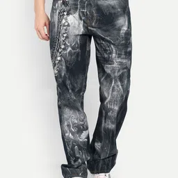 COSMIC Men Relaxed Fit Pure Cotton Mid-Rise Jeans-picture-9
