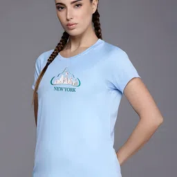 SZN Women Graphic Printed Regular Fit Round Neck T-shirt-image-96