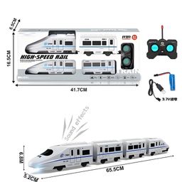 NEGOCIO High Speed Remote Controlled Real Looking Bullet Train with LED Flash Light and Rechargeable Battery Pack Of 1- Color May Vary image 3